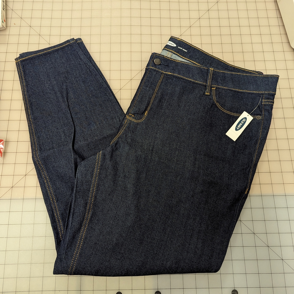 Old Navy Women's Dark Blue Skinny Jeans